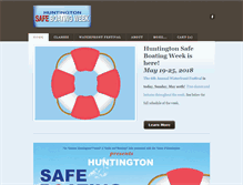 Tablet Screenshot of huntingtonsafeboatingweek.com